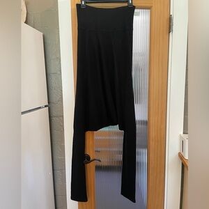 Sarah Pacini Dropped Crotch Wool Pants